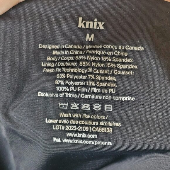 Knix Animal Print One Piece Classic Swimsuit Leakproof Tiger Print Sz M Brown - Picture 12 of 12